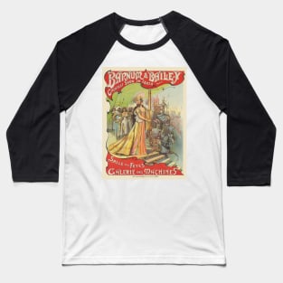 Barnum & Bailey Vintage Poster 1901 Baseball T-Shirt